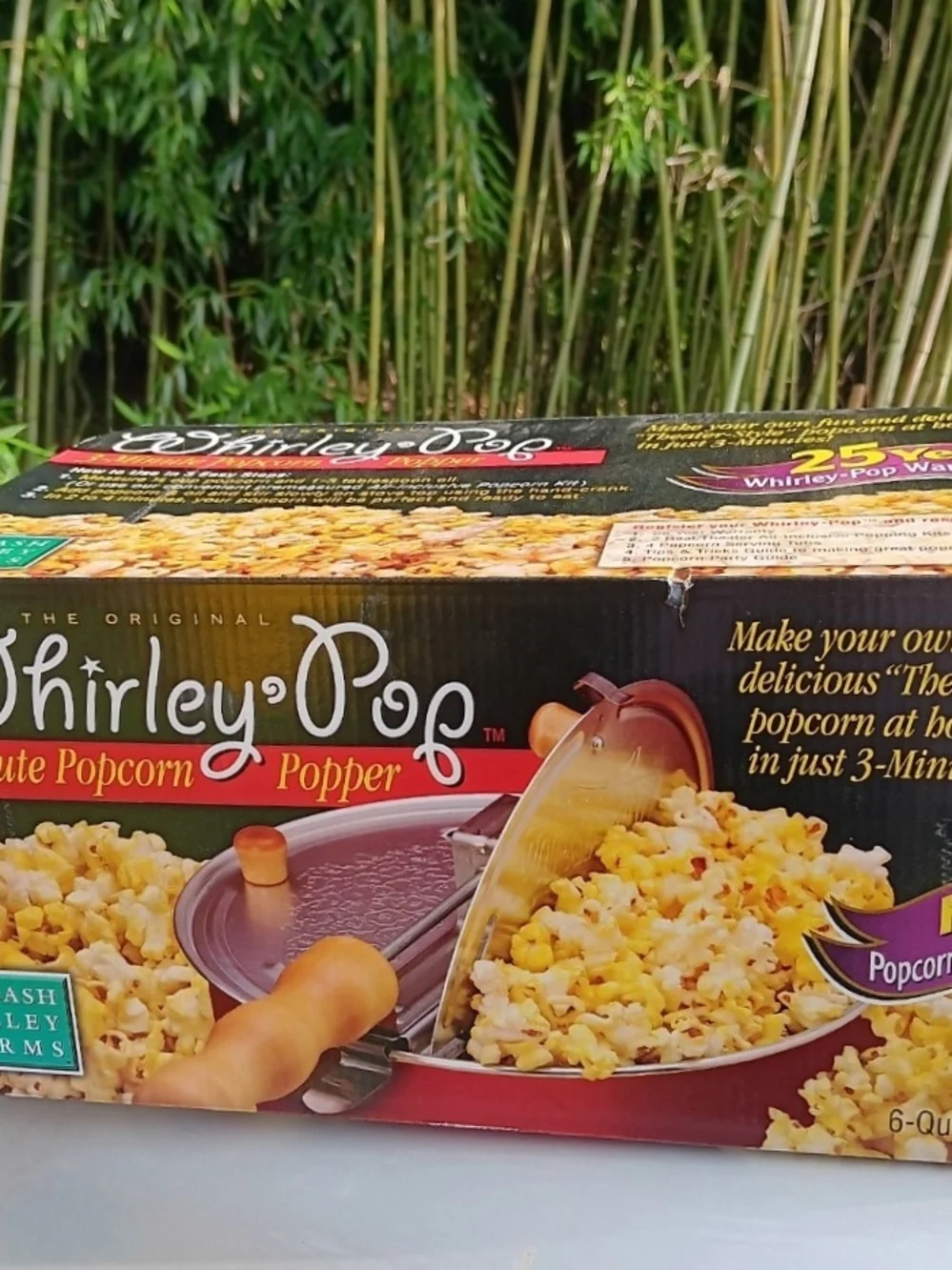 Whirley-Pop Classic Popcorn Popper in Red - Authentic by Wabash Valley Farms NIB